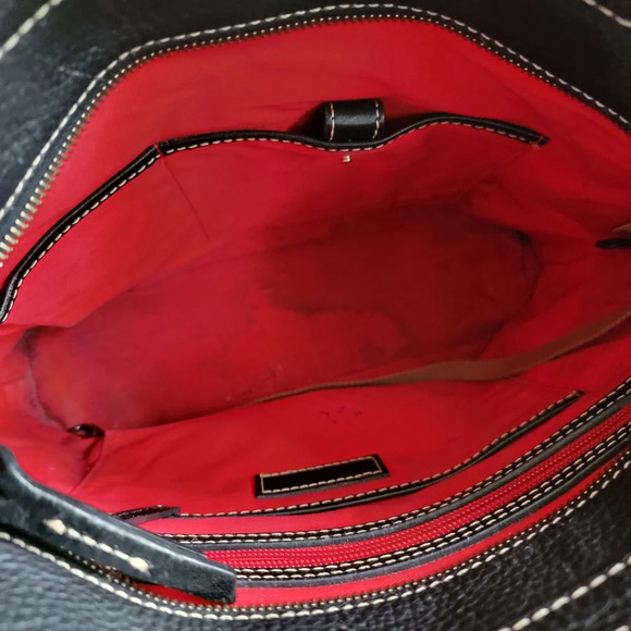 Dooney & Bourke Lexington Small Pebble Grain Leather Shopper in Black - Picture 15 of 16